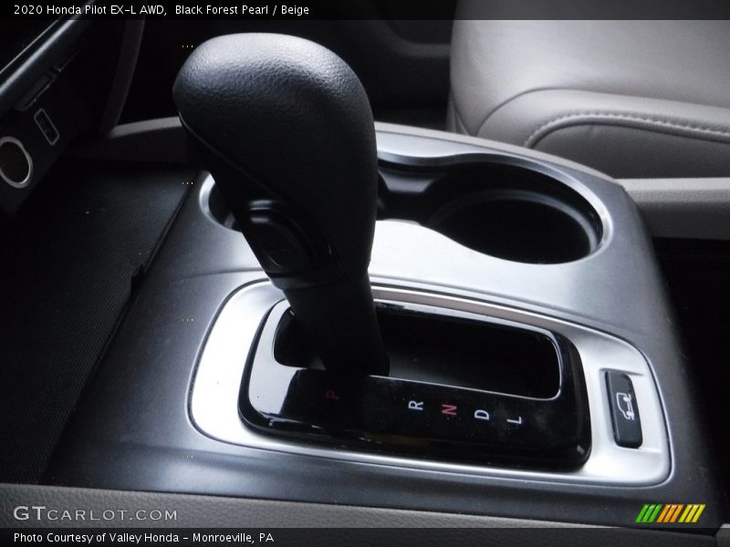 Black Forest Pearl / Beige 2020 Honda Pilot EX-L AWD