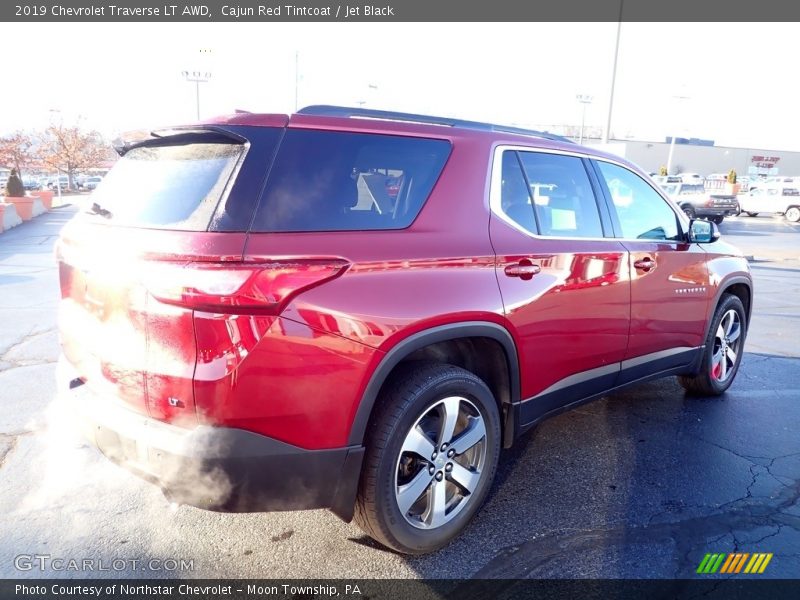 Cajun Red Tintcoat / Jet Black 2019 Chevrolet Traverse LT AWD