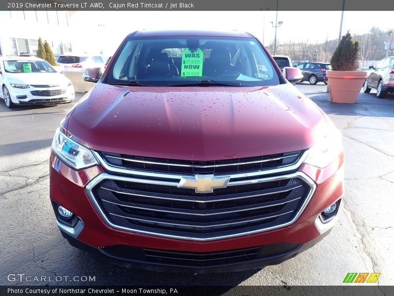 Cajun Red Tintcoat / Jet Black 2019 Chevrolet Traverse LT AWD