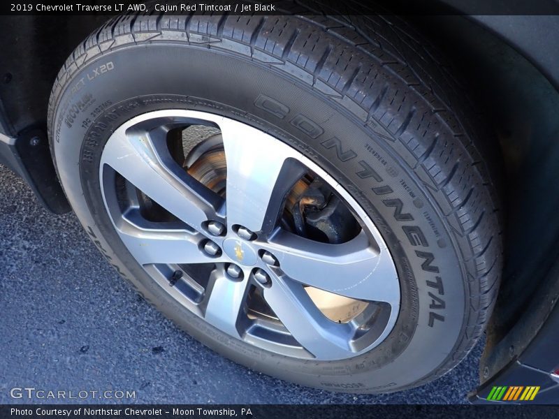 Cajun Red Tintcoat / Jet Black 2019 Chevrolet Traverse LT AWD