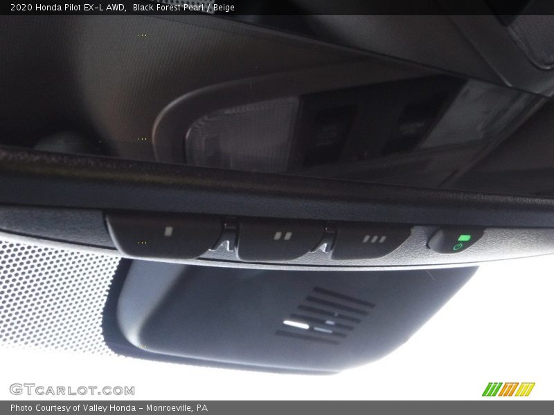 Black Forest Pearl / Beige 2020 Honda Pilot EX-L AWD