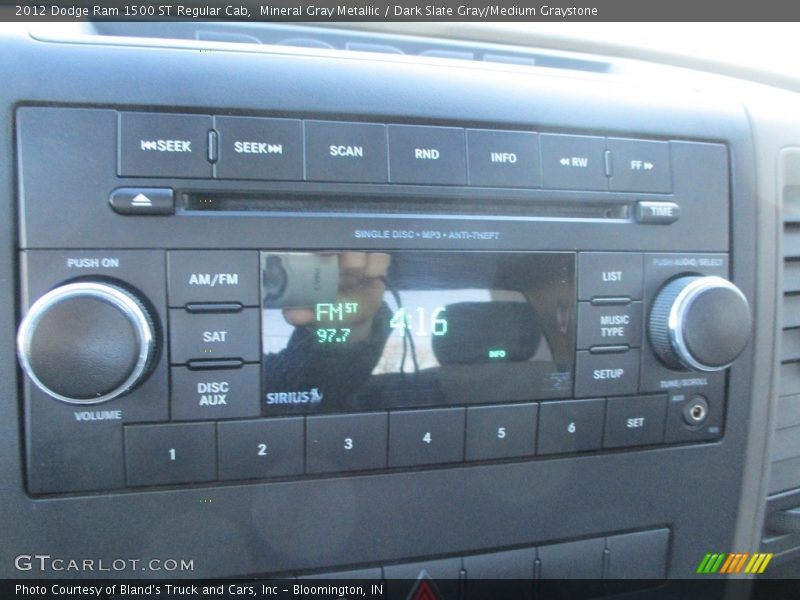 Mineral Gray Metallic / Dark Slate Gray/Medium Graystone 2012 Dodge Ram 1500 ST Regular Cab