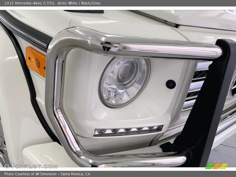 Arctic White / Black/Grey 2013 Mercedes-Benz G 550