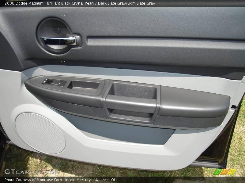 Brilliant Black Crystal Pearl / Dark Slate Gray/Light Slate Gray 2008 Dodge Magnum