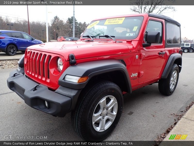 Firecracker Red / Black 2019 Jeep Wrangler Sport 4x4