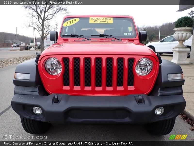 Firecracker Red / Black 2019 Jeep Wrangler Sport 4x4