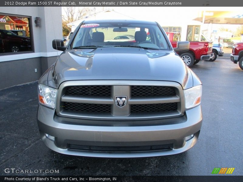 Mineral Gray Metallic / Dark Slate Gray/Medium Graystone 2012 Dodge Ram 1500 ST Regular Cab