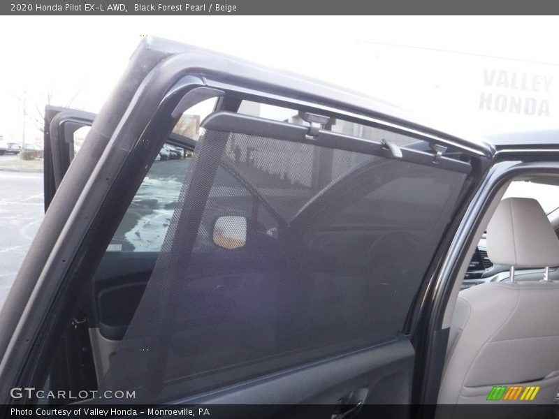 Black Forest Pearl / Beige 2020 Honda Pilot EX-L AWD