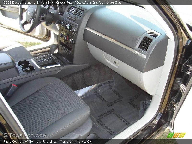 Brilliant Black Crystal Pearl / Dark Slate Gray/Light Slate Gray 2008 Dodge Magnum