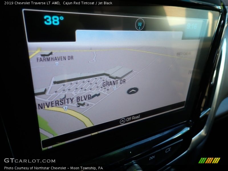 Cajun Red Tintcoat / Jet Black 2019 Chevrolet Traverse LT AWD