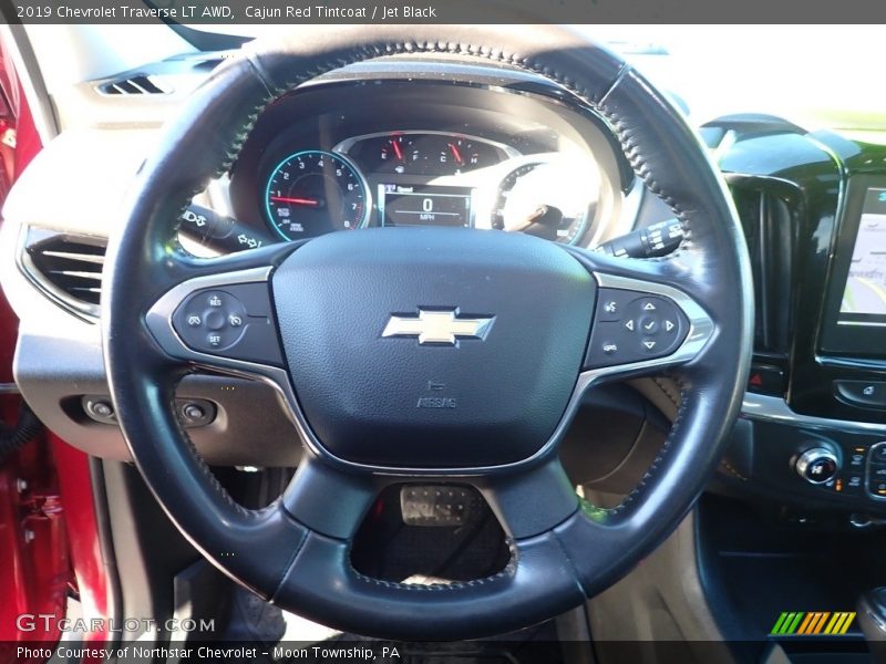 Cajun Red Tintcoat / Jet Black 2019 Chevrolet Traverse LT AWD