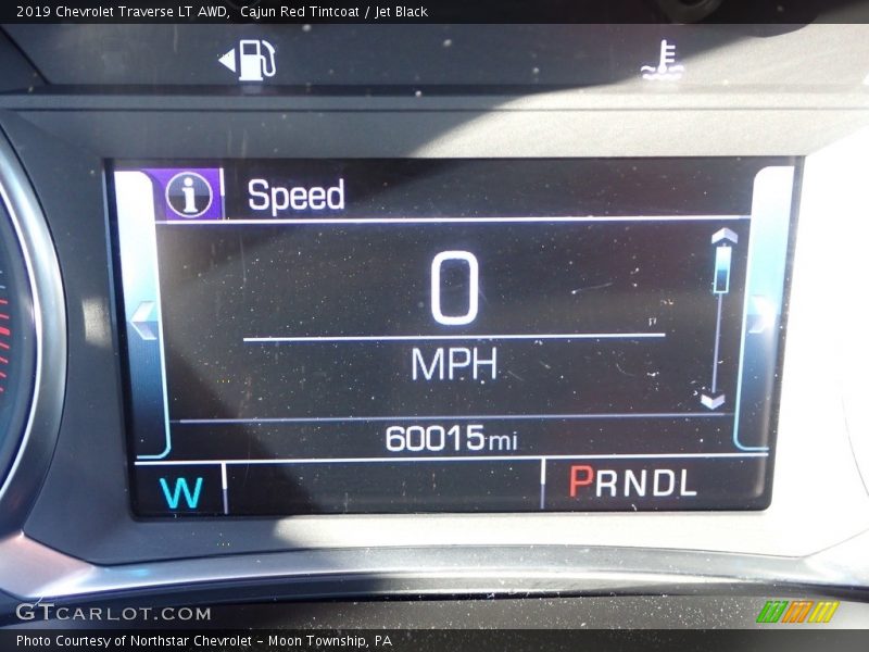 Cajun Red Tintcoat / Jet Black 2019 Chevrolet Traverse LT AWD