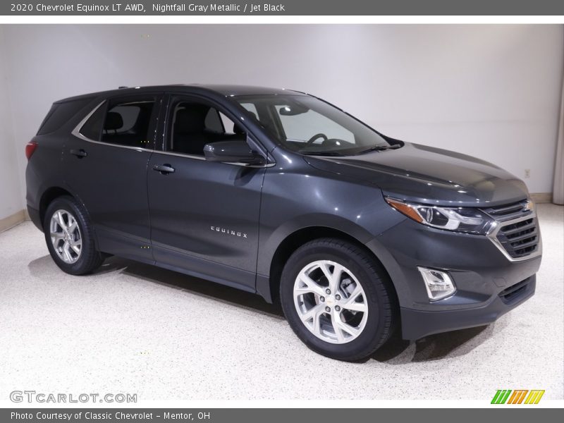 Nightfall Gray Metallic / Jet Black 2020 Chevrolet Equinox LT AWD