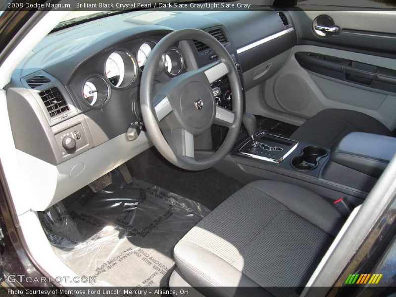 Brilliant Black Crystal Pearl / Dark Slate Gray/Light Slate Gray 2008 Dodge Magnum