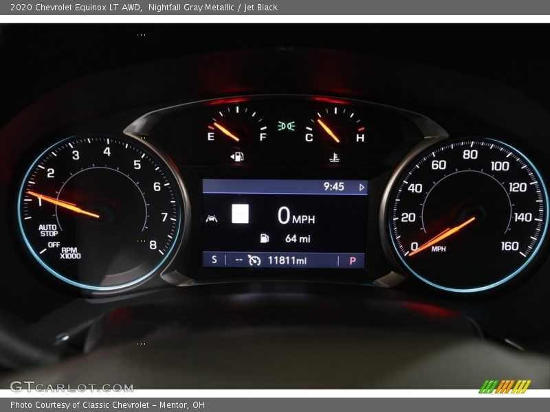 Nightfall Gray Metallic / Jet Black 2020 Chevrolet Equinox LT AWD