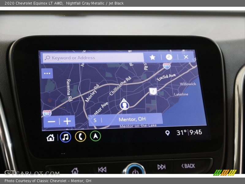 Nightfall Gray Metallic / Jet Black 2020 Chevrolet Equinox LT AWD