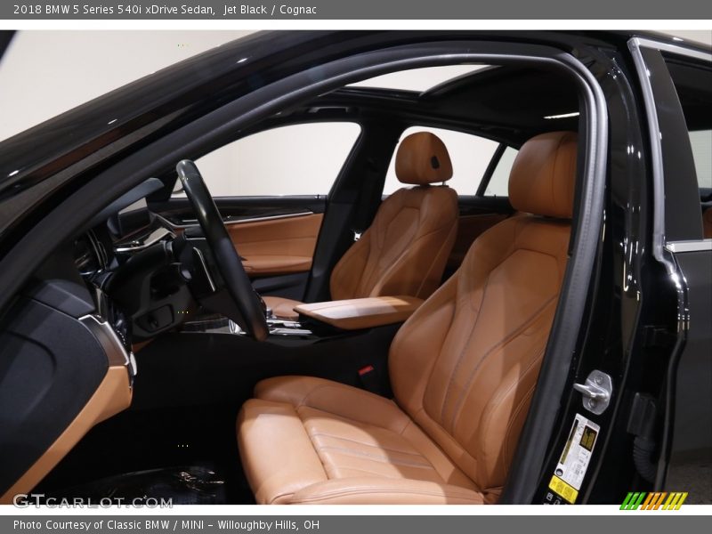 Jet Black / Cognac 2018 BMW 5 Series 540i xDrive Sedan