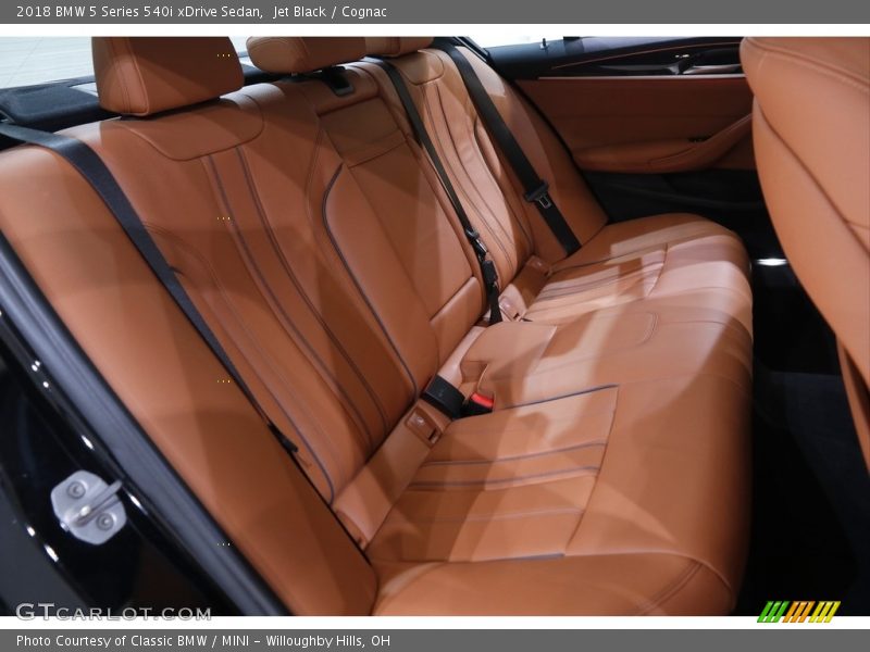 Jet Black / Cognac 2018 BMW 5 Series 540i xDrive Sedan