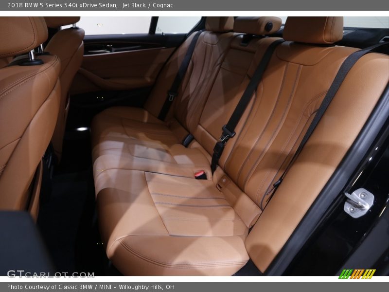 Jet Black / Cognac 2018 BMW 5 Series 540i xDrive Sedan
