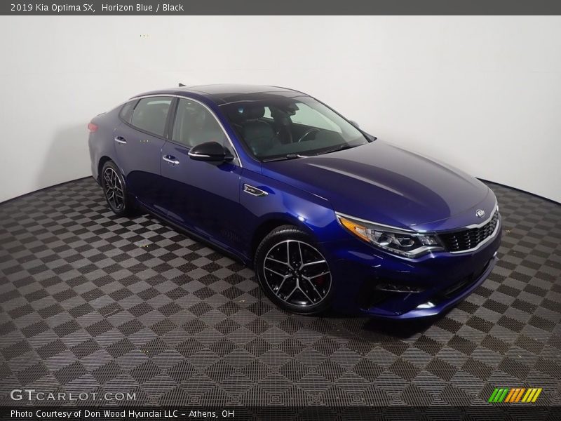 Horizon Blue / Black 2019 Kia Optima SX