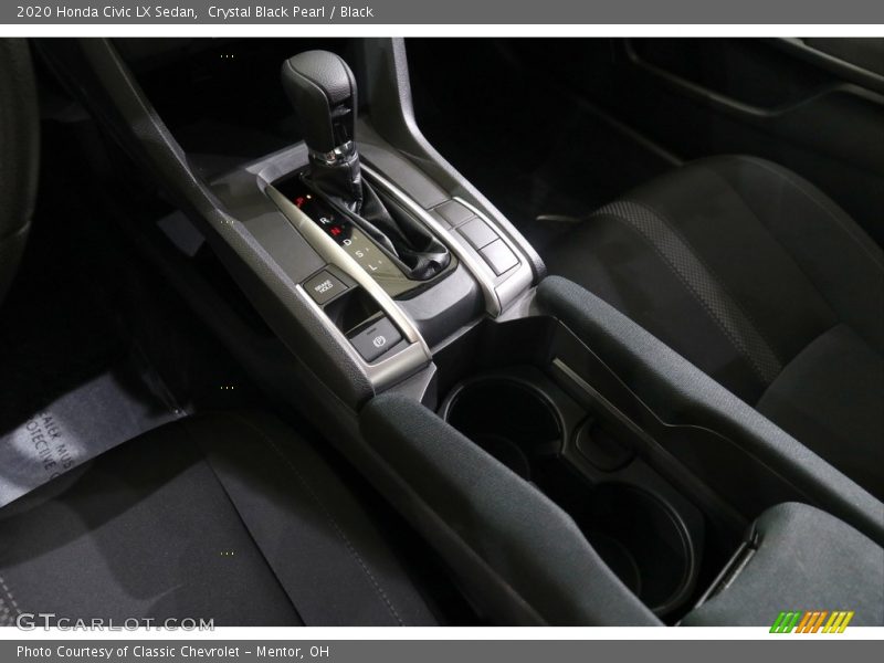 Crystal Black Pearl / Black 2020 Honda Civic LX Sedan