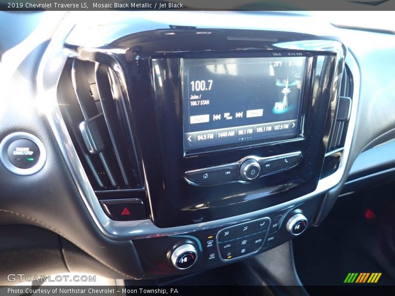 Mosaic Black Metallic / Jet Black 2019 Chevrolet Traverse LS
