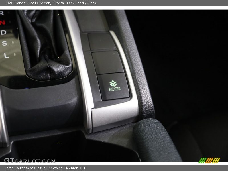 Crystal Black Pearl / Black 2020 Honda Civic LX Sedan