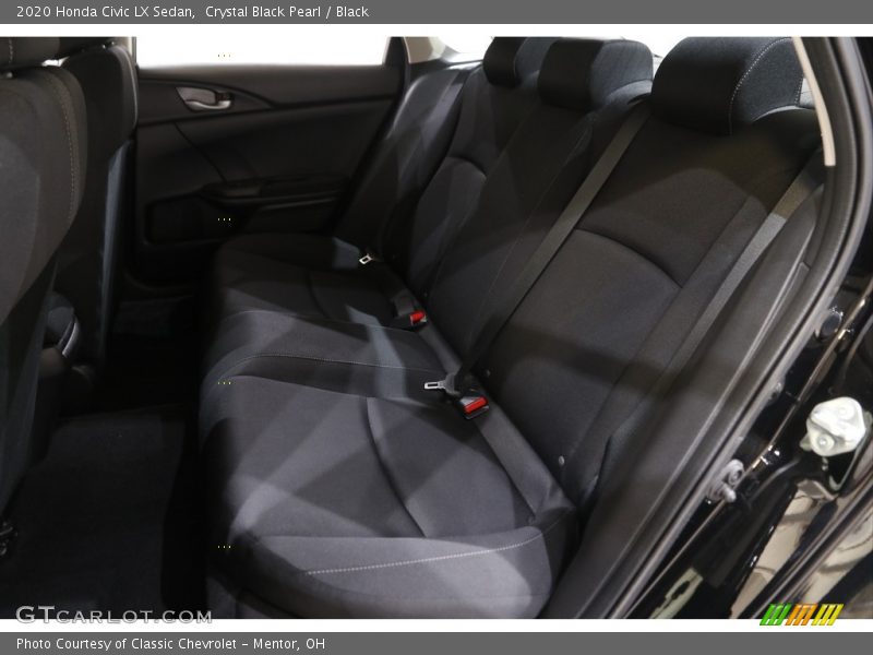 Crystal Black Pearl / Black 2020 Honda Civic LX Sedan