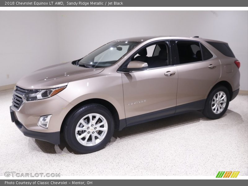 Sandy Ridge Metallic / Jet Black 2018 Chevrolet Equinox LT AWD