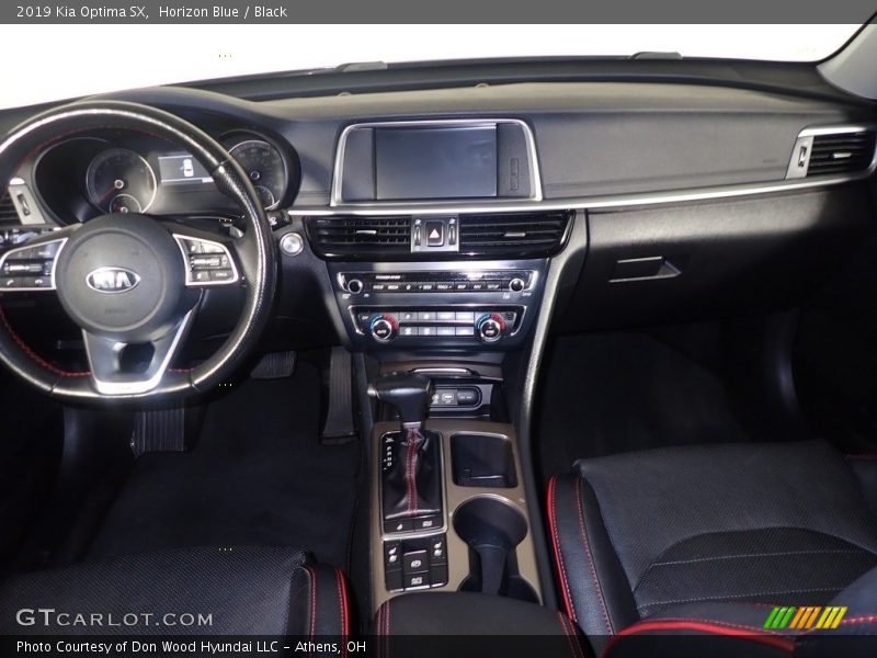 Horizon Blue / Black 2019 Kia Optima SX