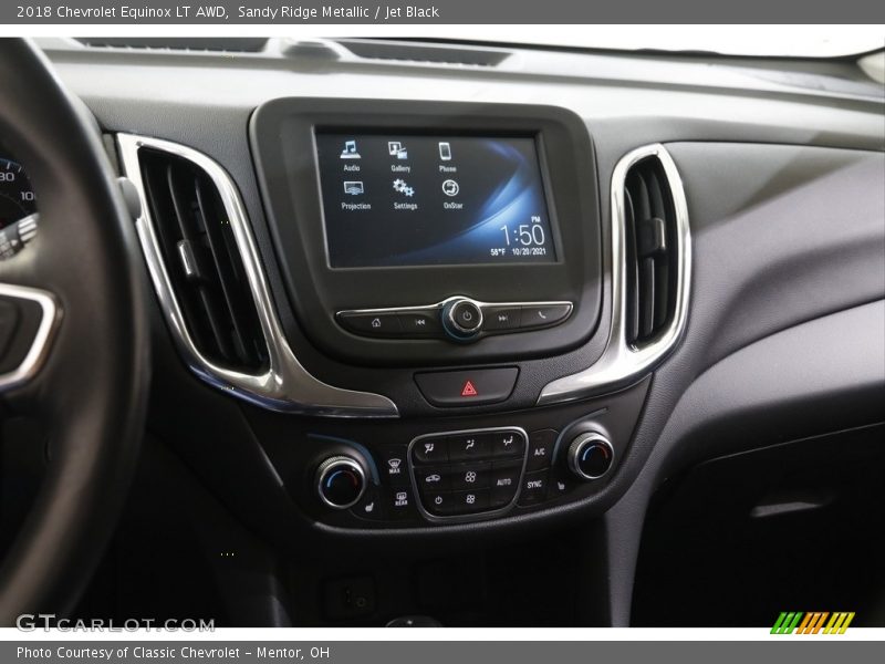 Sandy Ridge Metallic / Jet Black 2018 Chevrolet Equinox LT AWD