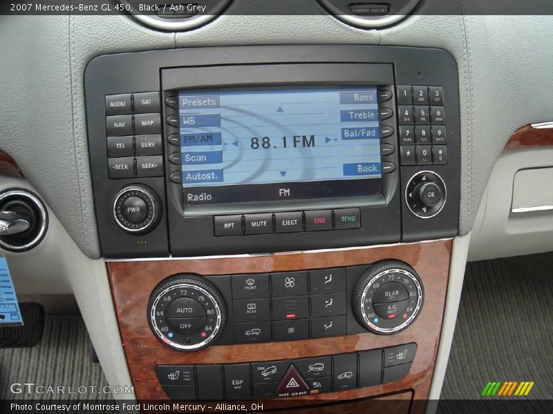 Black / Ash Grey 2007 Mercedes-Benz GL 450