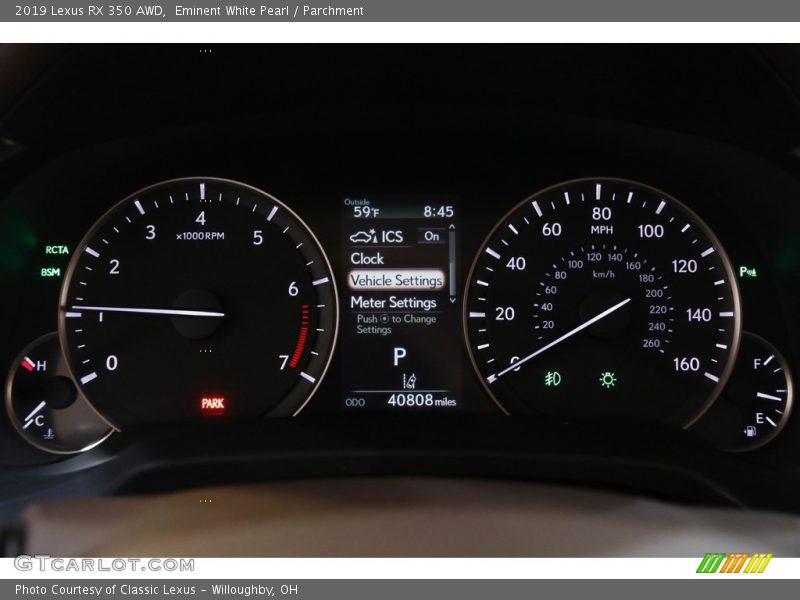 Eminent White Pearl / Parchment 2019 Lexus RX 350 AWD