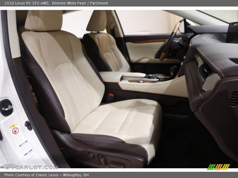 Eminent White Pearl / Parchment 2019 Lexus RX 350 AWD