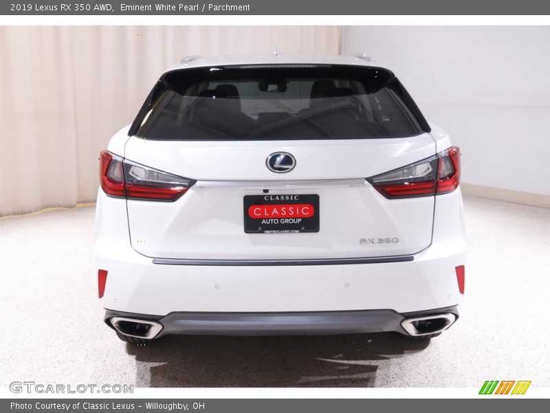 Eminent White Pearl / Parchment 2019 Lexus RX 350 AWD