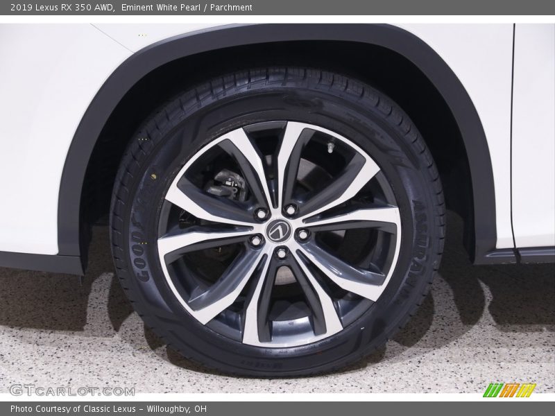 Eminent White Pearl / Parchment 2019 Lexus RX 350 AWD