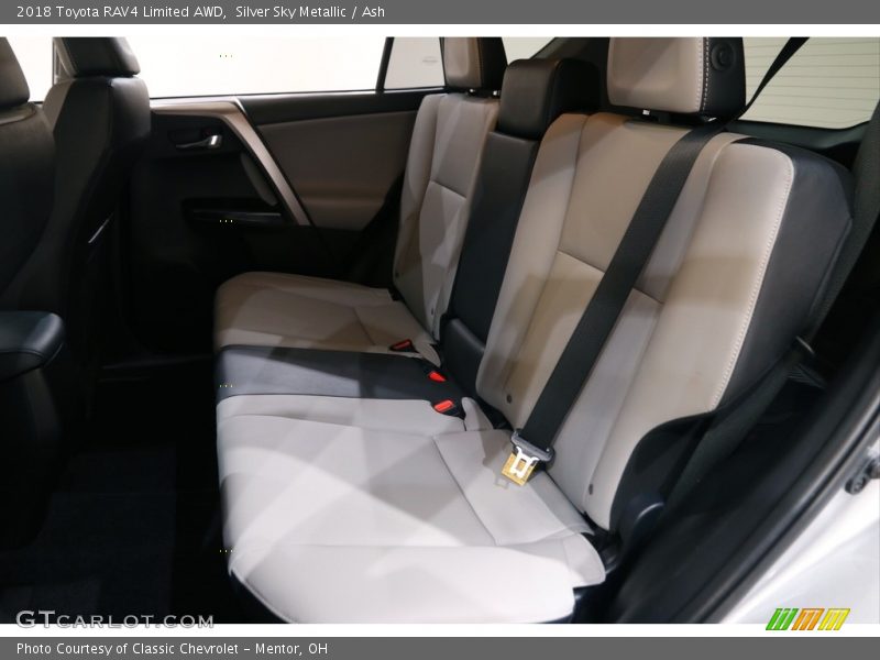 Silver Sky Metallic / Ash 2018 Toyota RAV4 Limited AWD