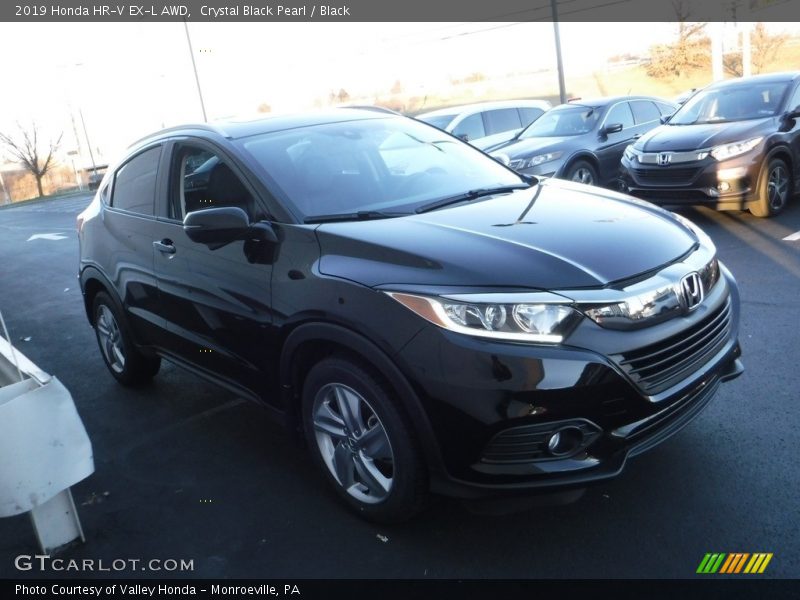 Crystal Black Pearl / Black 2019 Honda HR-V EX-L AWD