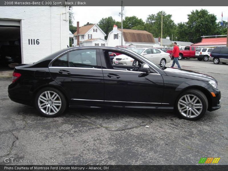 Black / Black 2008 Mercedes-Benz C 300 Sport