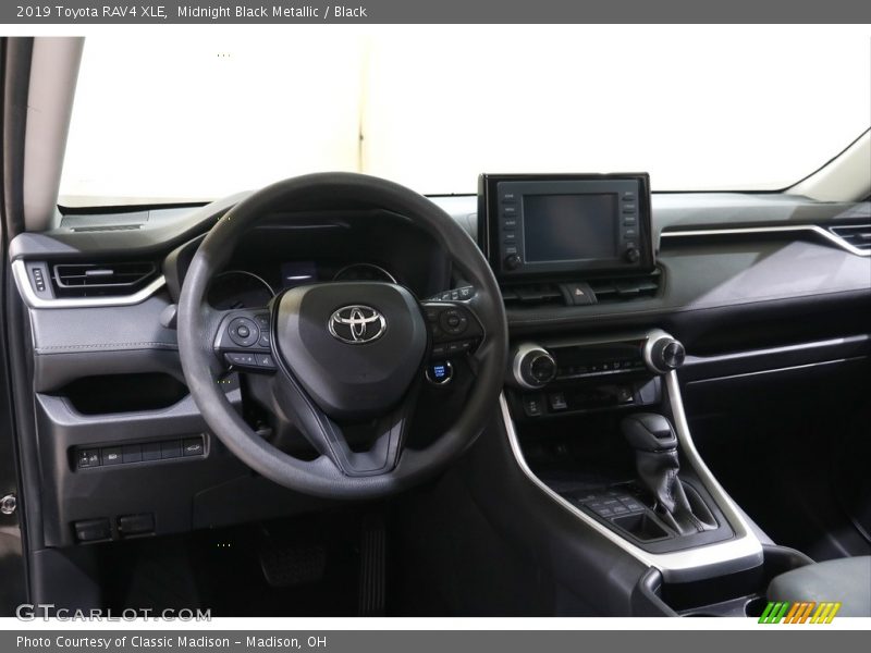 Midnight Black Metallic / Black 2019 Toyota RAV4 XLE