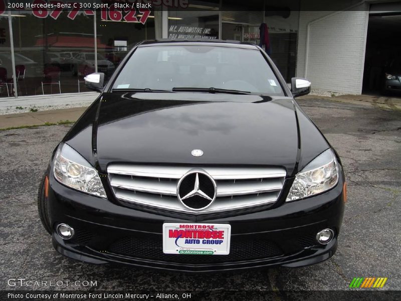 Black / Black 2008 Mercedes-Benz C 300 Sport