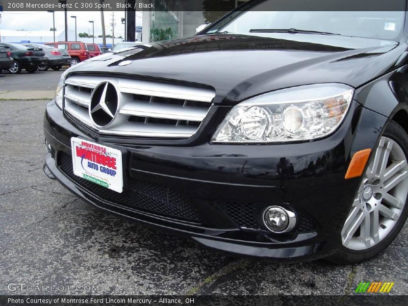 Black / Black 2008 Mercedes-Benz C 300 Sport