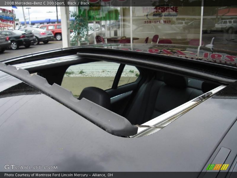 Black / Black 2008 Mercedes-Benz C 300 Sport