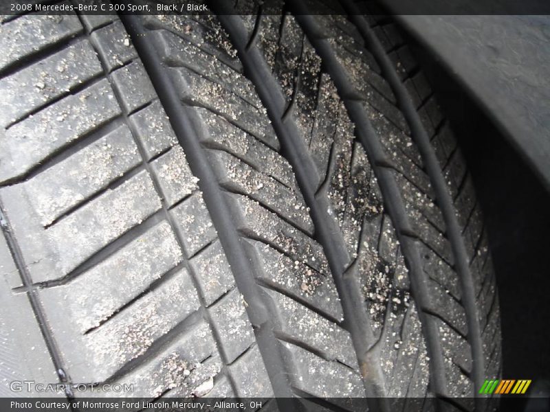 Black / Black 2008 Mercedes-Benz C 300 Sport