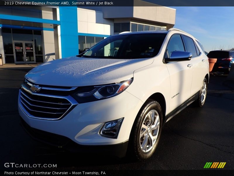 Summit White / Jet Black 2019 Chevrolet Equinox Premier AWD