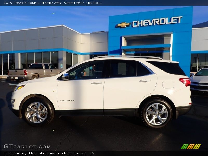 Summit White / Jet Black 2019 Chevrolet Equinox Premier AWD