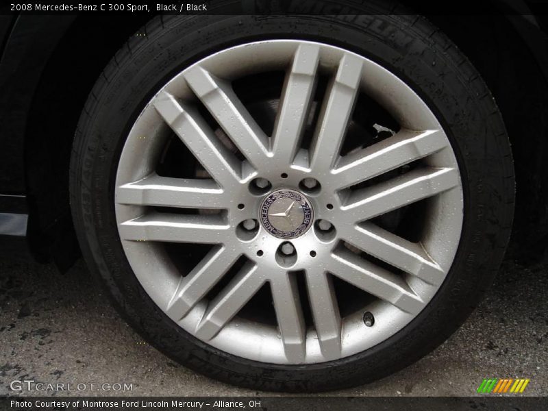 Black / Black 2008 Mercedes-Benz C 300 Sport