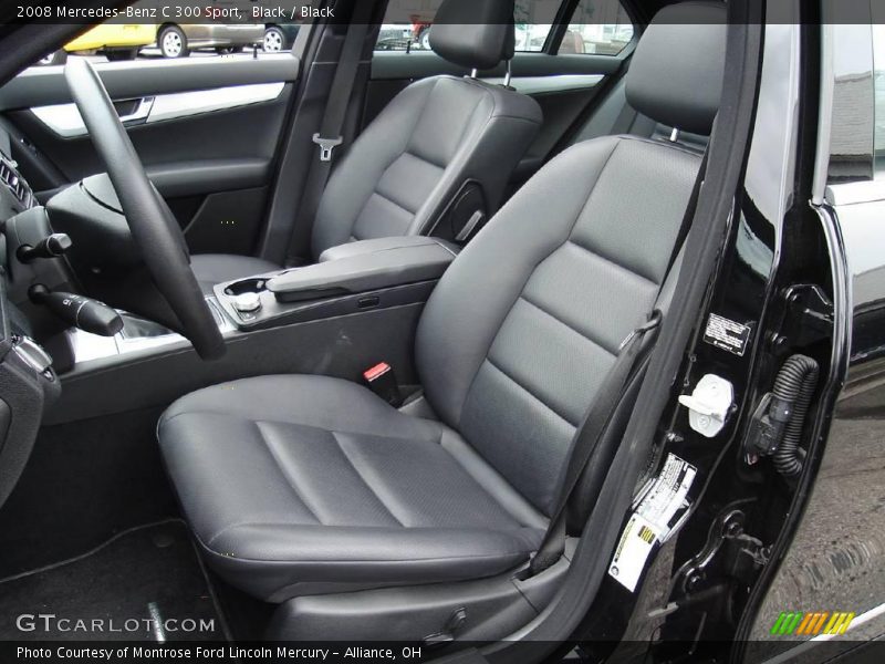 Black / Black 2008 Mercedes-Benz C 300 Sport