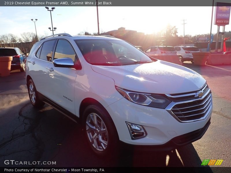 Summit White / Jet Black 2019 Chevrolet Equinox Premier AWD