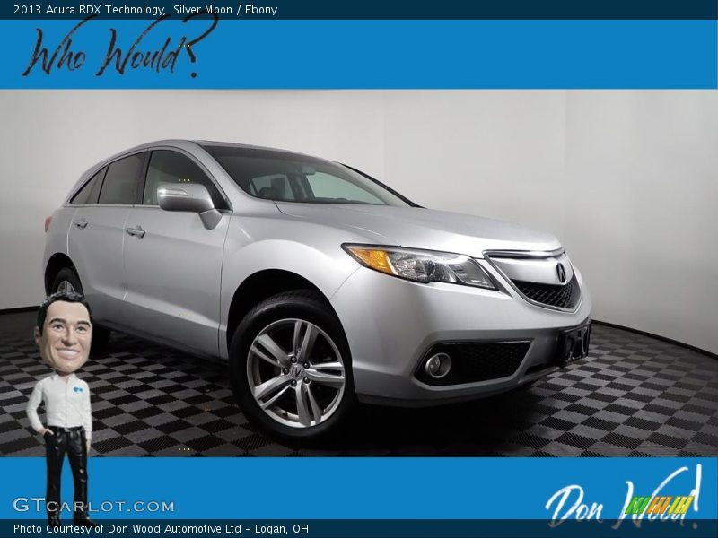 Silver Moon / Ebony 2013 Acura RDX Technology